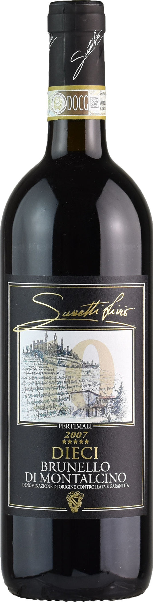 Pertimali Sassetti Brunello di Montalcino Dieci 2007