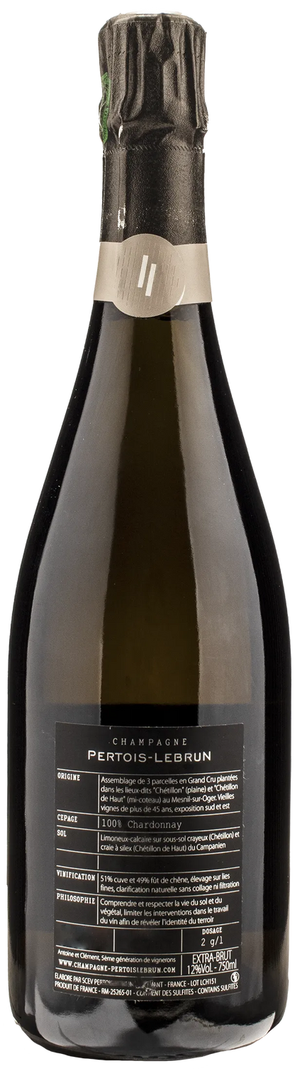 Pertois-Lebrun Champagne Grand Cru Blanc De Blancs Les Chètillons N.15 Extra Brut 2015
