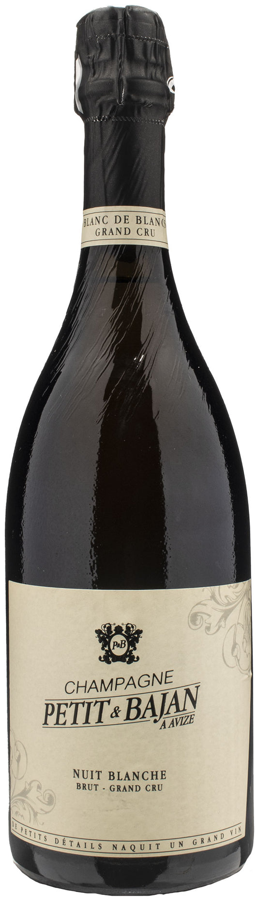 Petit e Bajan Champagne Grand Cru Nuit Blanche Brut