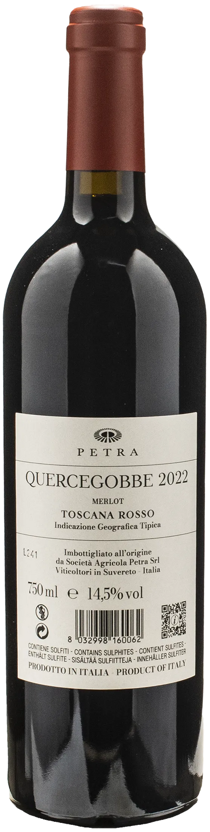 Petra Merlot Quercegobbe 2022