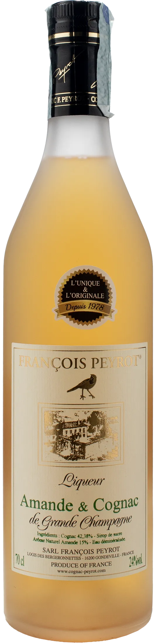 Peyrot Liquer Amande & Cognac de Grand Champagne 0.7L