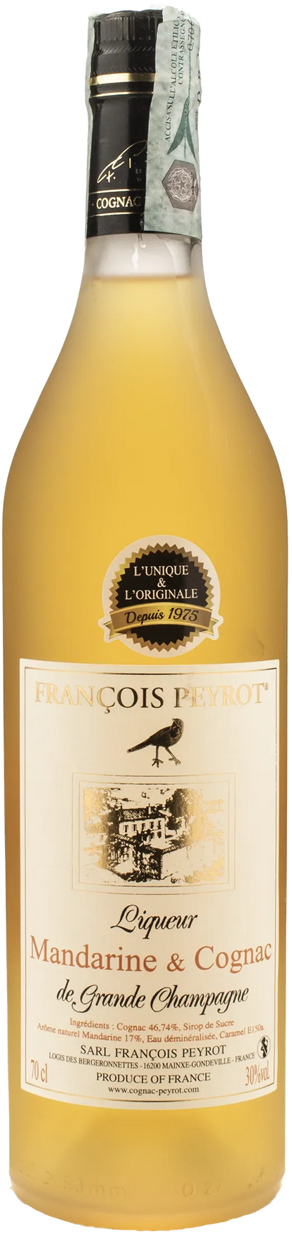 Peyrot Liqueur Mandarine & Cognac de Grand Champagne