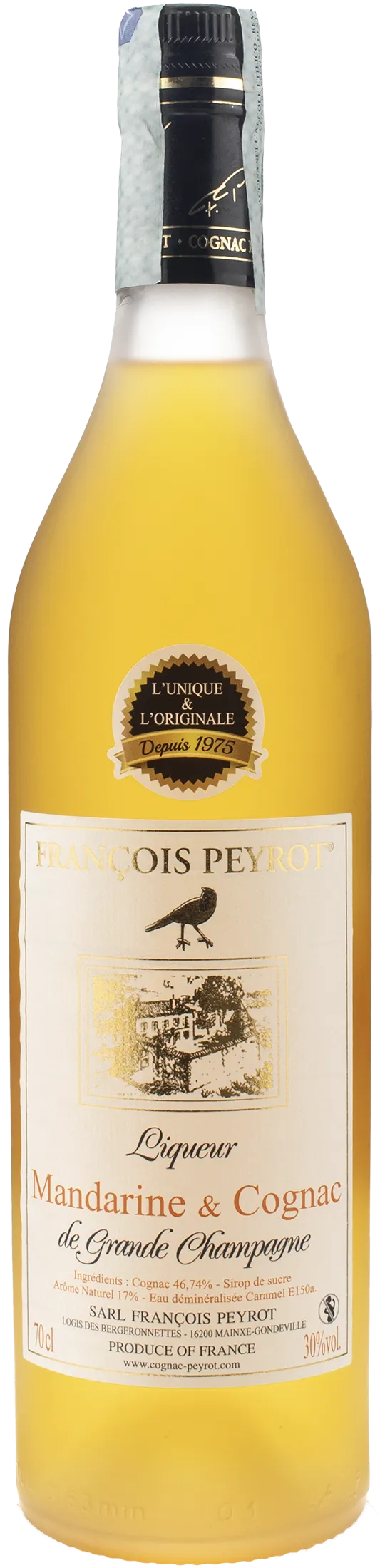 Peyrot Liqueur Mandarine & Cognac de Grand Champagne