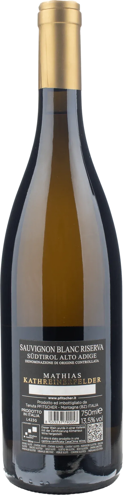 Pfitscher Sauvignon Blanc Mathias Riserva 2021