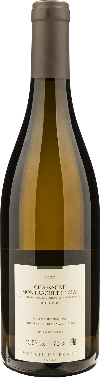 Philippe Bouzereau Chassagne Montrachet 1er Cru Morgeot 2022