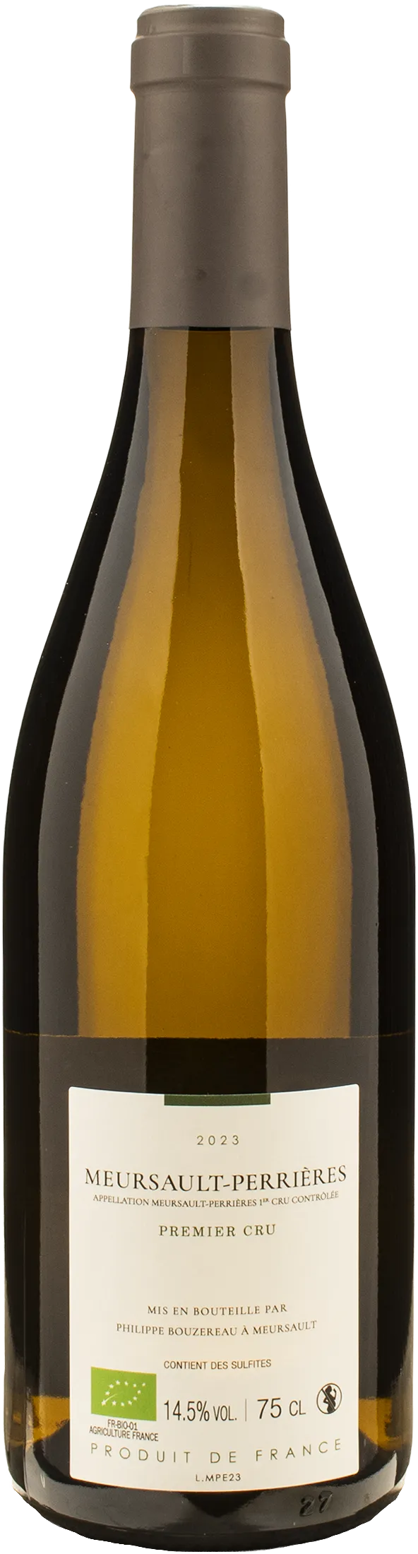 Philippe Bouzereau Meursault 1er Cru Perrieres 2023