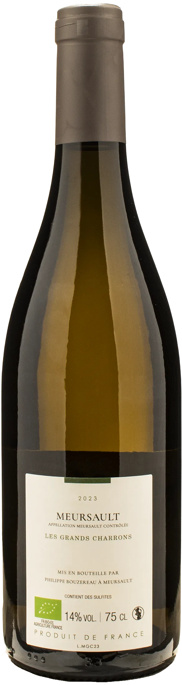 Philippe Bouzereau Meursault Les Grands Charrons 2023