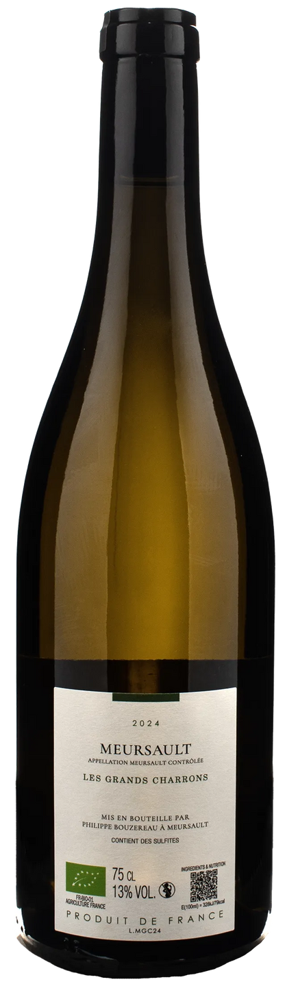 Philippe Bouzereau Meursault Les Grands Charrons 2024
