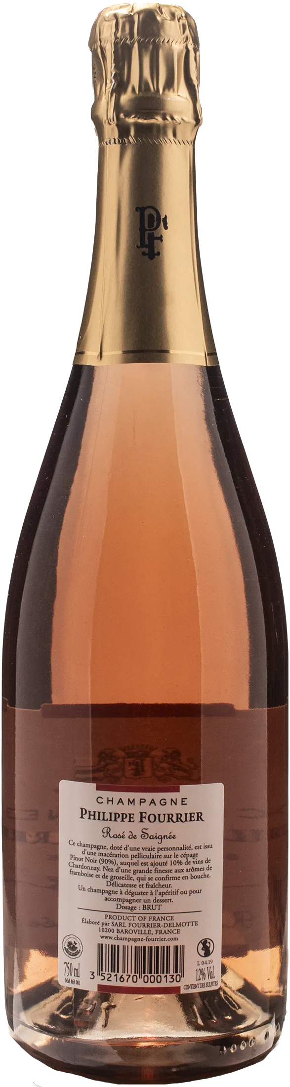 Philippe Fourrier Champagne Rosè de Saignee Brut