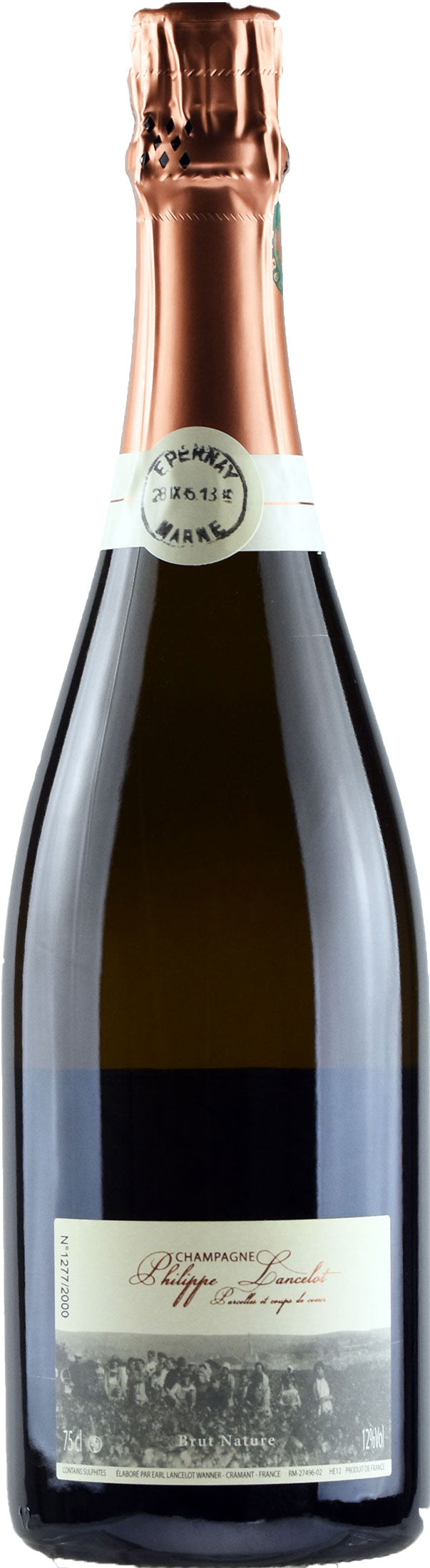 Philippe Lancelot Champagne Les Hautes d'Epernay Brut Nature 2012