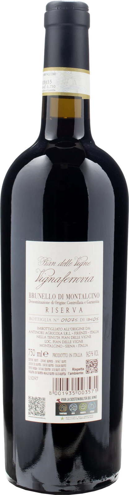 Pian delle Vigne Brunello di Montalcino Vignaferrovia Riserva 2018