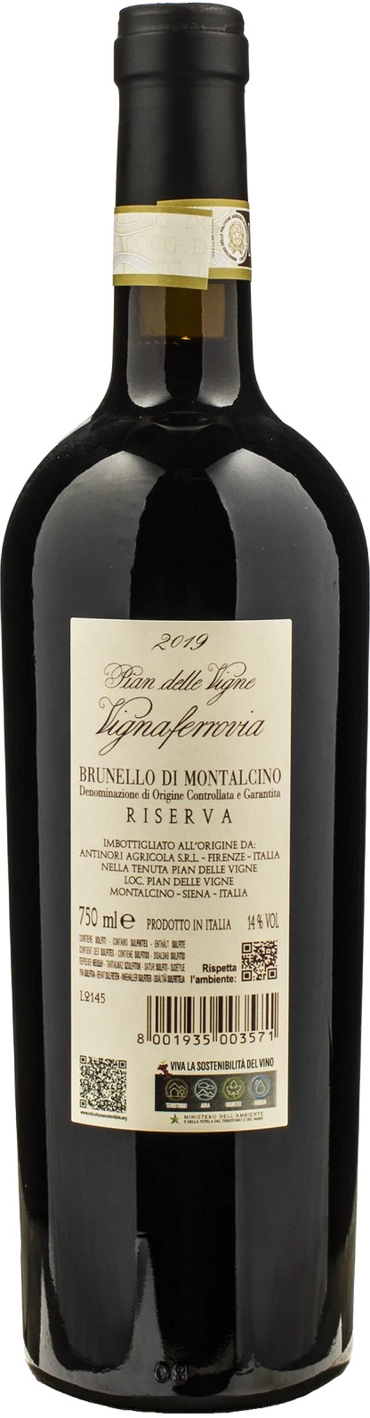Pian delle Vigne Vignaferrovia Brunello di Montalcino Riserva 2019