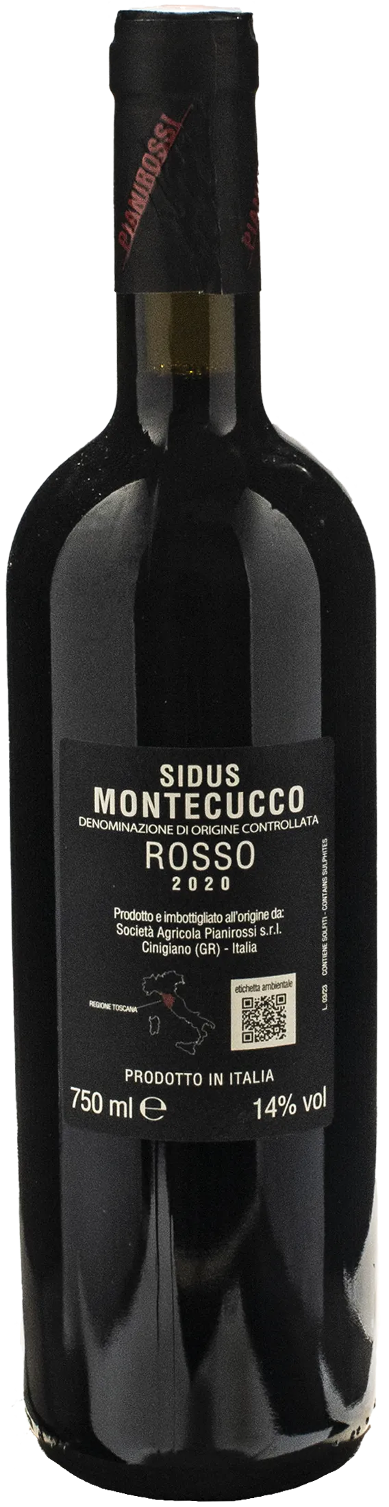 Pianirossi Montecucco Rosso Sidus 2020