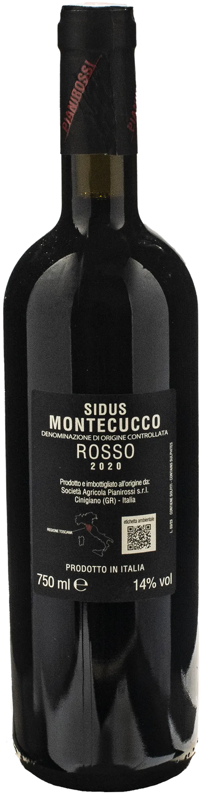 Pianirossi Montecucco Rosso Sidus 2020