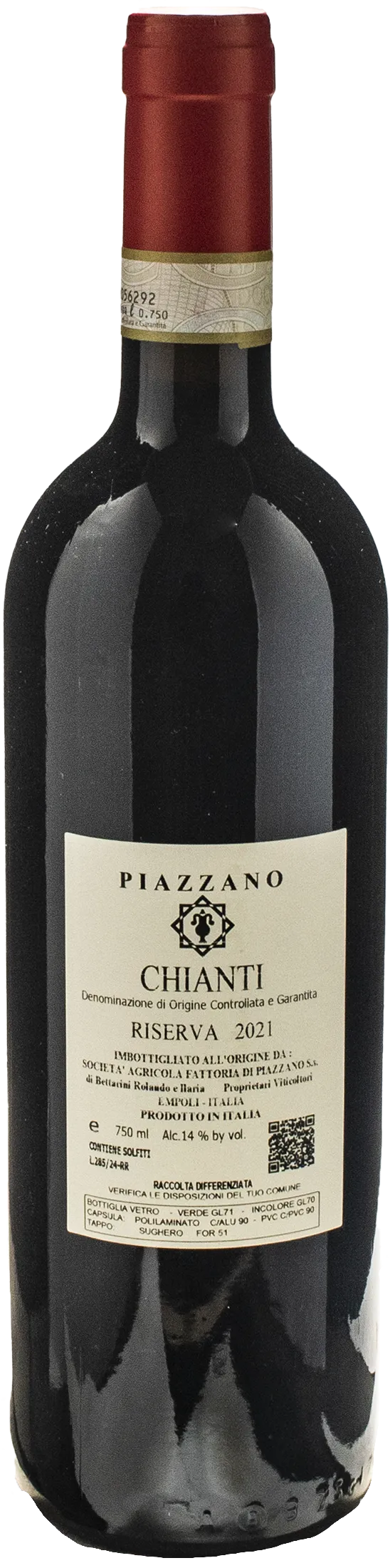Piazzano Chianti Riserva 2021