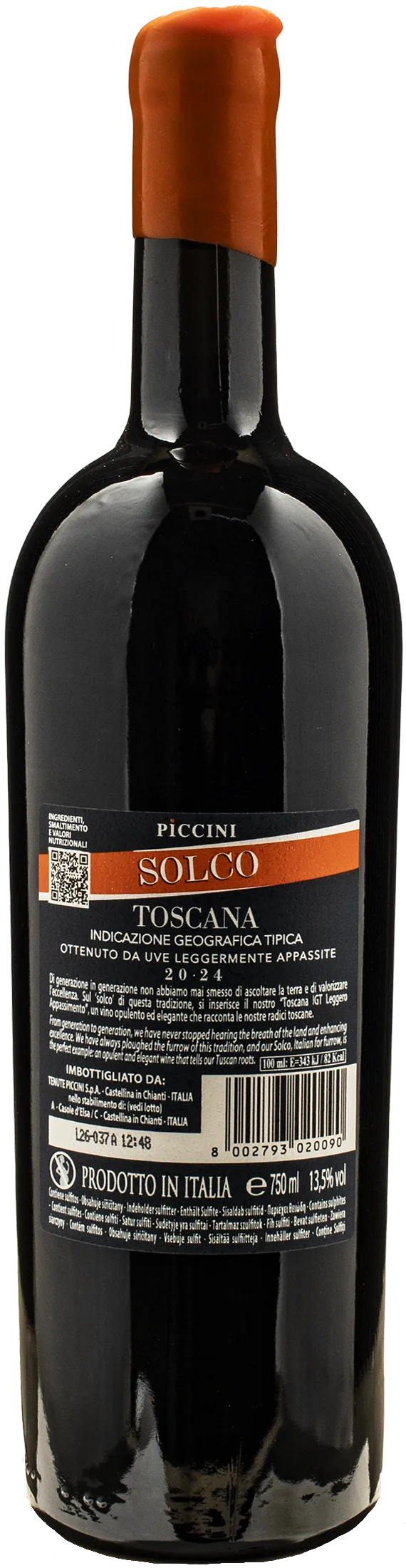 Piccini Toscana Leggero Appassimento Solco 2024