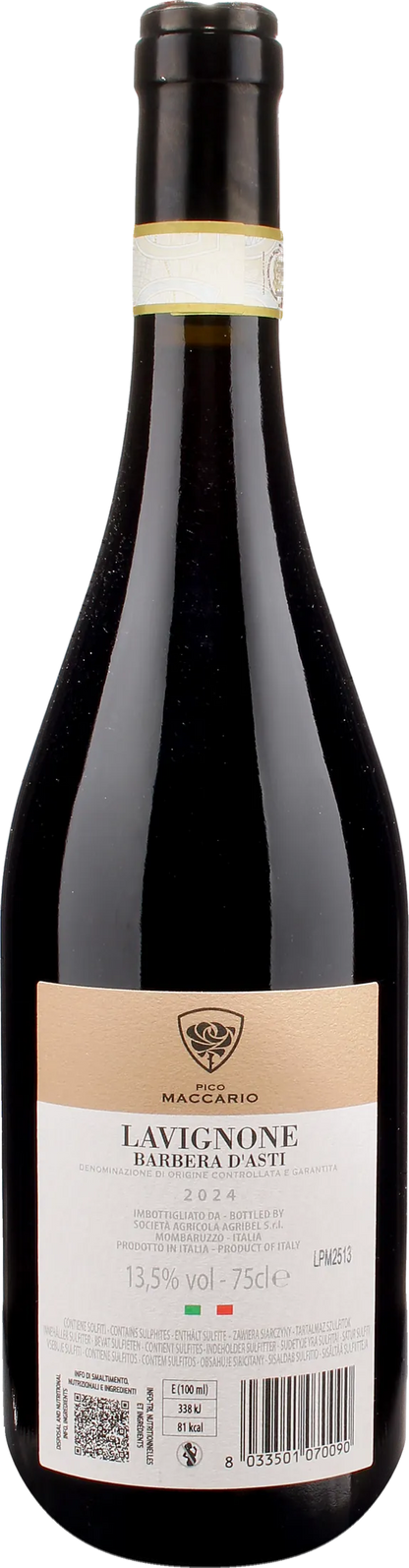 Pico Maccario Barbera d'Asti Lavignone 2024