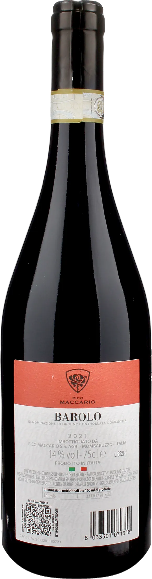 Pico Maccario Barolo 2021
