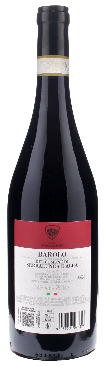 Pico Maccario Barolo del Comune di Serralunga d'Alba 2022