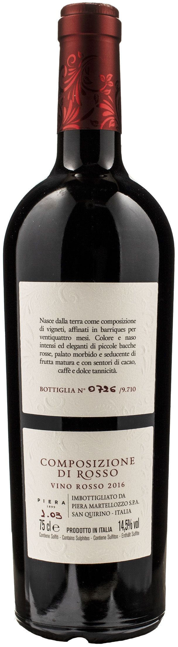 Piera 1899 Composizione di Rosso 2016