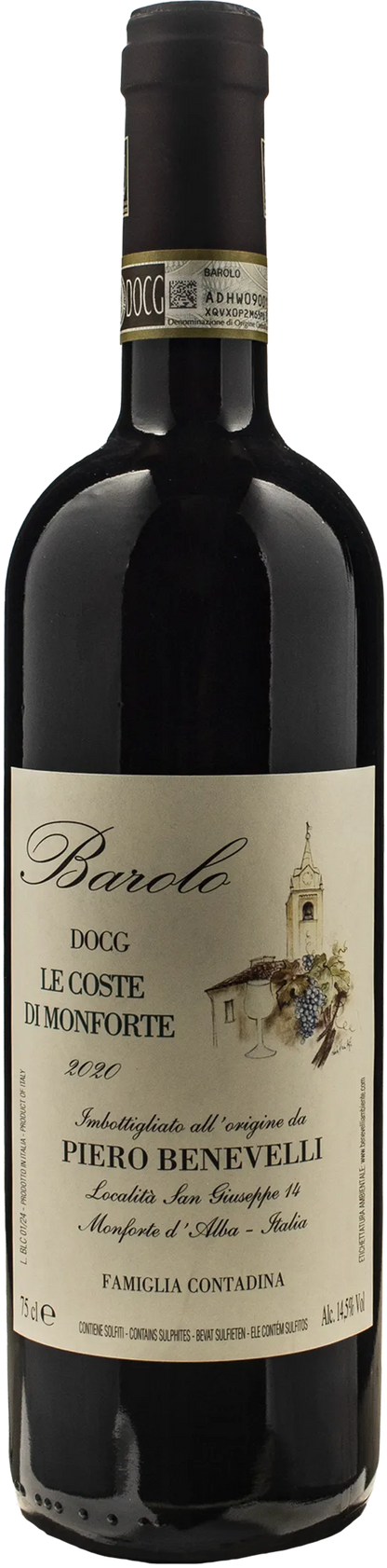 Piero Benevelli Barolo Le Coste di Monforte 2020