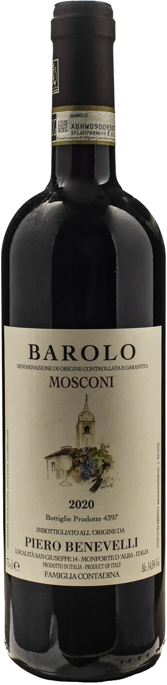 Piero Benevelli Barolo Mosconi 2020