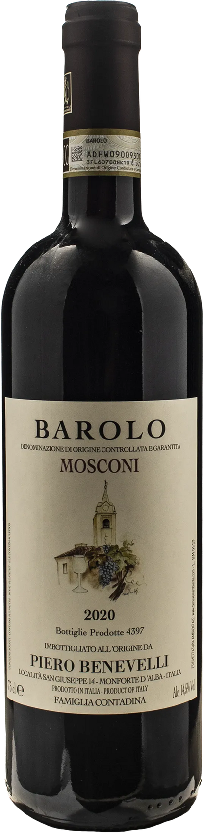 Piero Benevelli Barolo Mosconi 2020