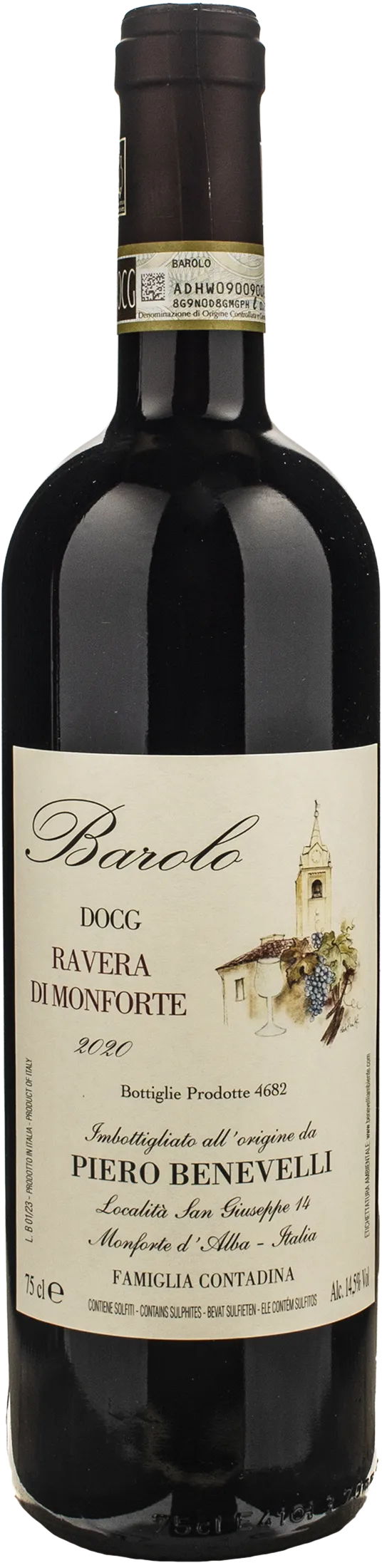 Piero Benevelli Barolo Ravera 2020
