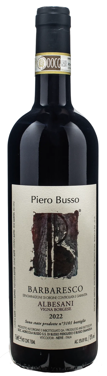 Piero Busso Barbaresco Albesani Vigna Borgese 2022
