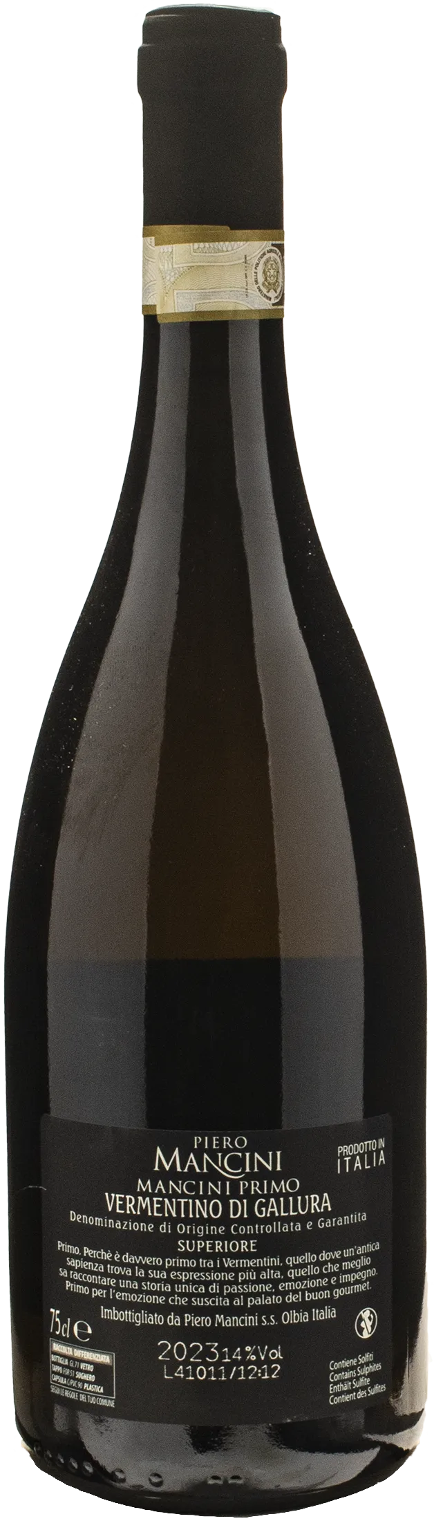 Piero Mancini Vermentino di Gallura Primo 2023