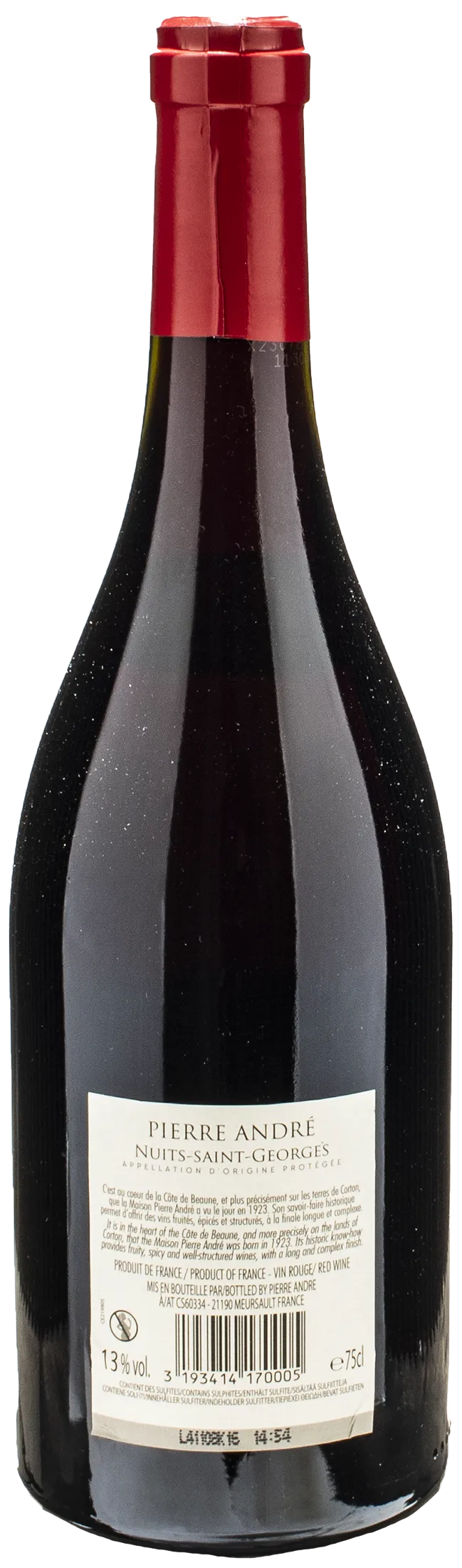 Pierre Andre Nuits St Georges 2022