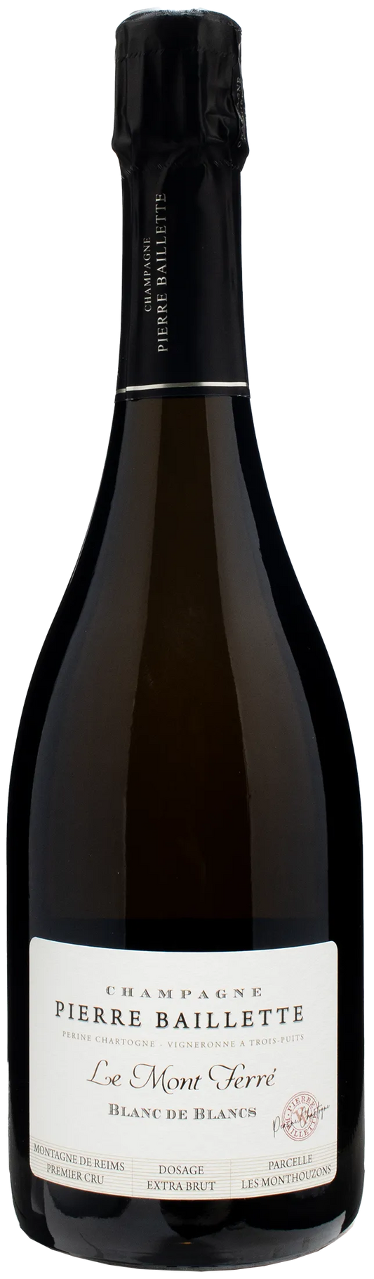 Pierre Baillette Champagne Le Mont Ferre 1er Cru Blanc de Blancs Extra Brut 2019