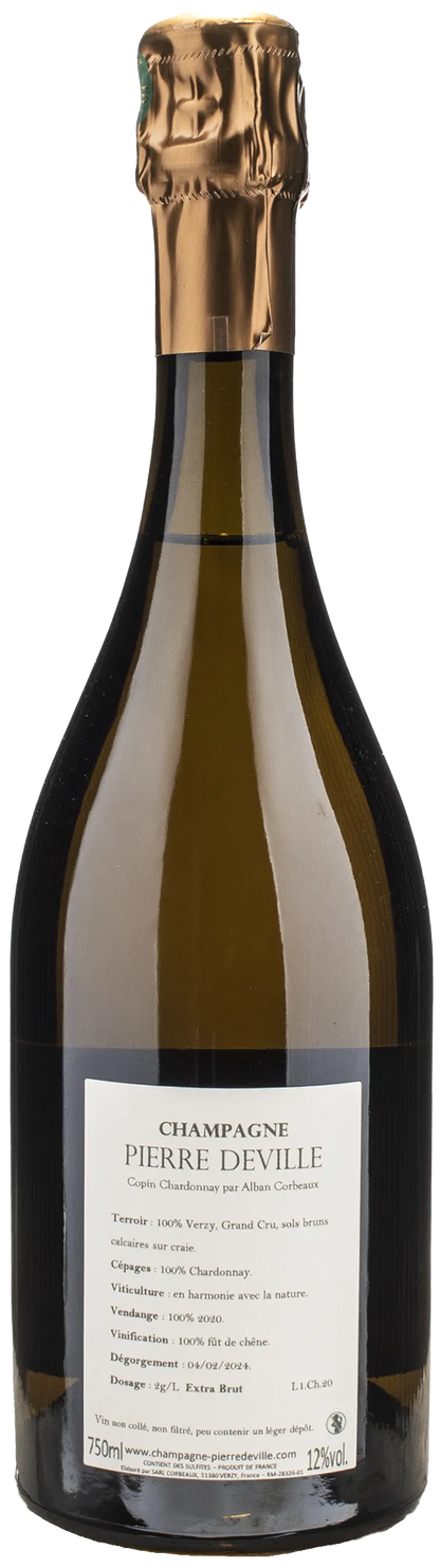 Pierre Deville Champagne Copin Grand Cru Chardonnay Extra Brut