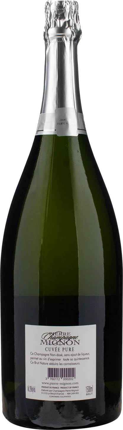 Pierre Mignon Champagne Cuvee Pure Zero Dosage Brut Nature Magnum