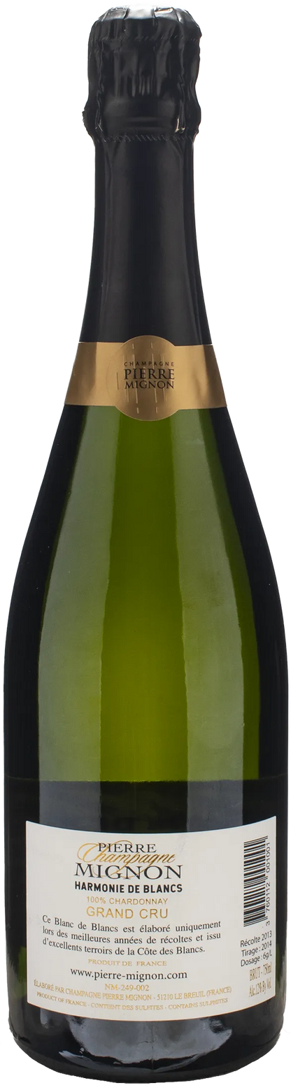 Pierre Mignon Champagne Harmonie de Blancs Grand Cru 2013
