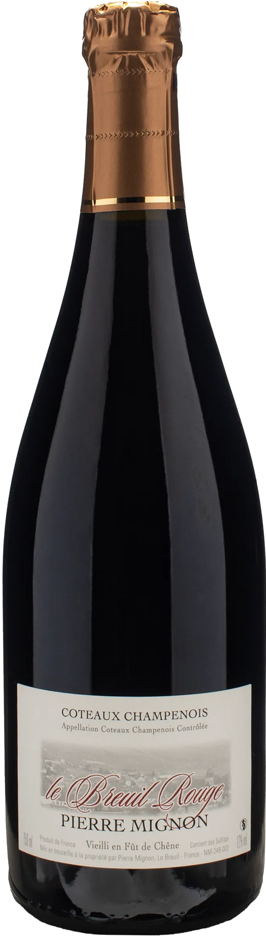 Pierre Mignon Coteaux Champenoise Rouge Le Breuil