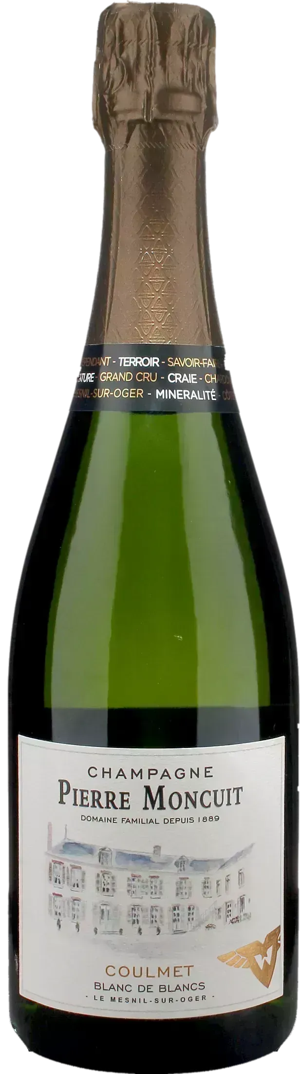 Pierre Moncuit Champagne Blanc de Blancs Hugues de Coulmet Brut