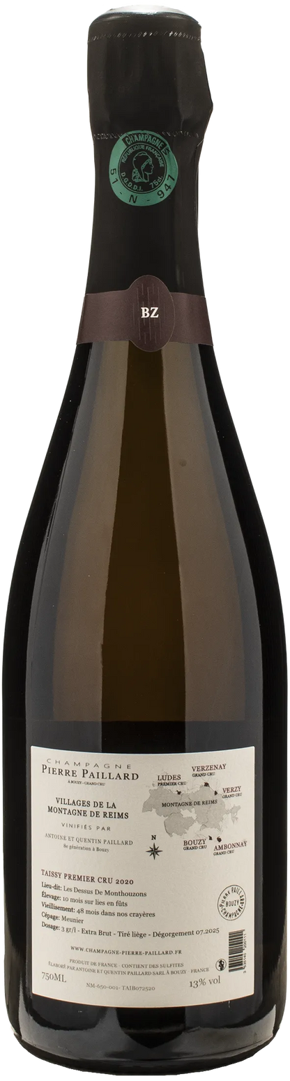 Pierre Paillard Champagne 1er Cru Taissy Vieilles Vignes Meunier Extra Brut 2020