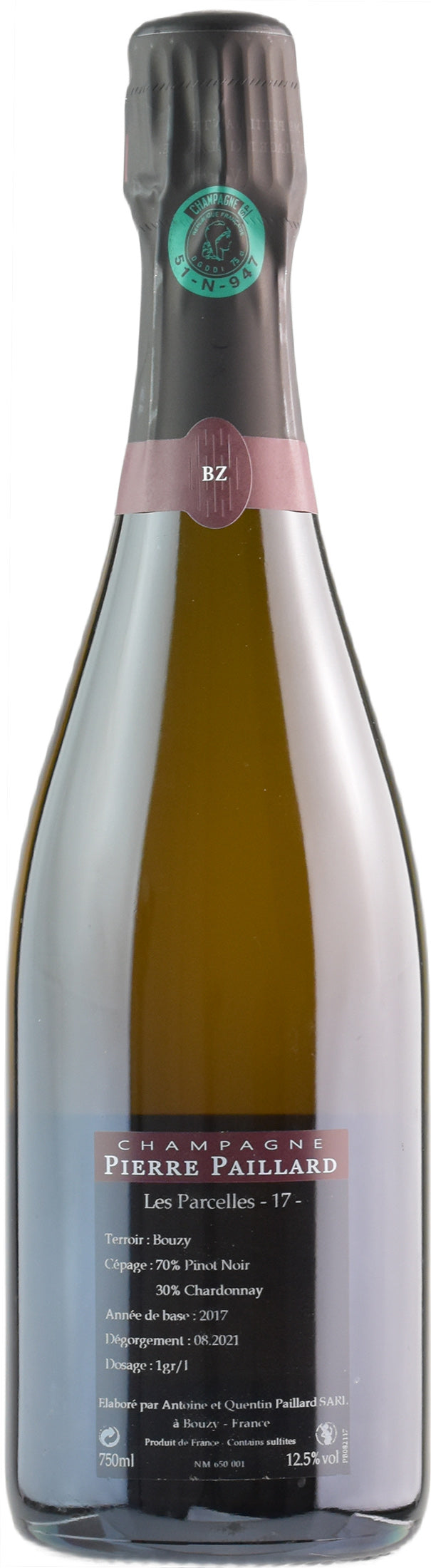 Pierre Paillard Champagne Bouzy Grand Cru Les Parcelles Extra Brut