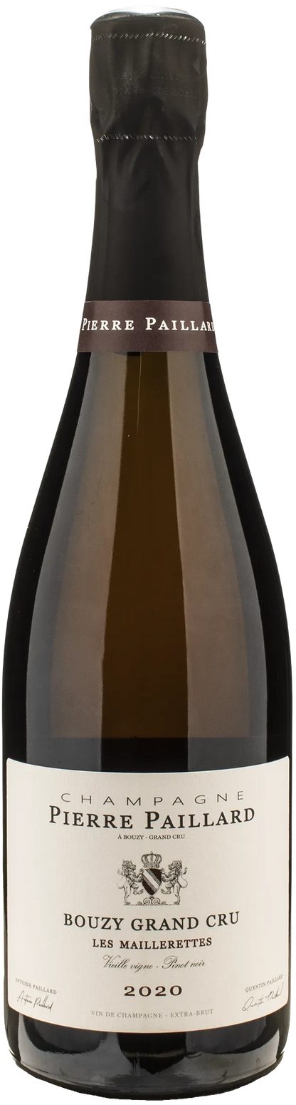 Pierre Paillard Champagne Grand Cru Pinot noir Les Maillerettes Bouzy Extra Brut 2020