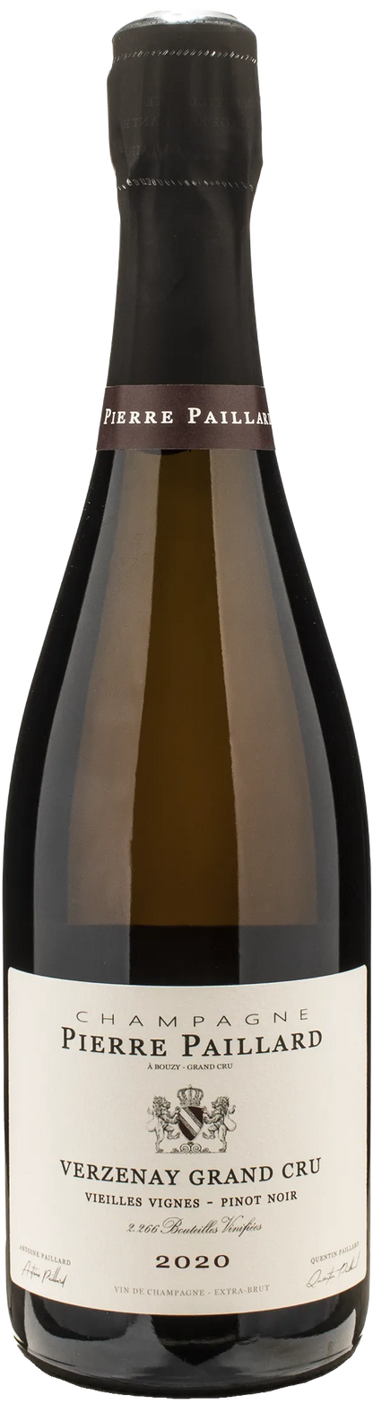 Pierre Paillard Champagne Grand Cru Verzenay Pinot Noir Extra Brut Vieilles Vignes 2020