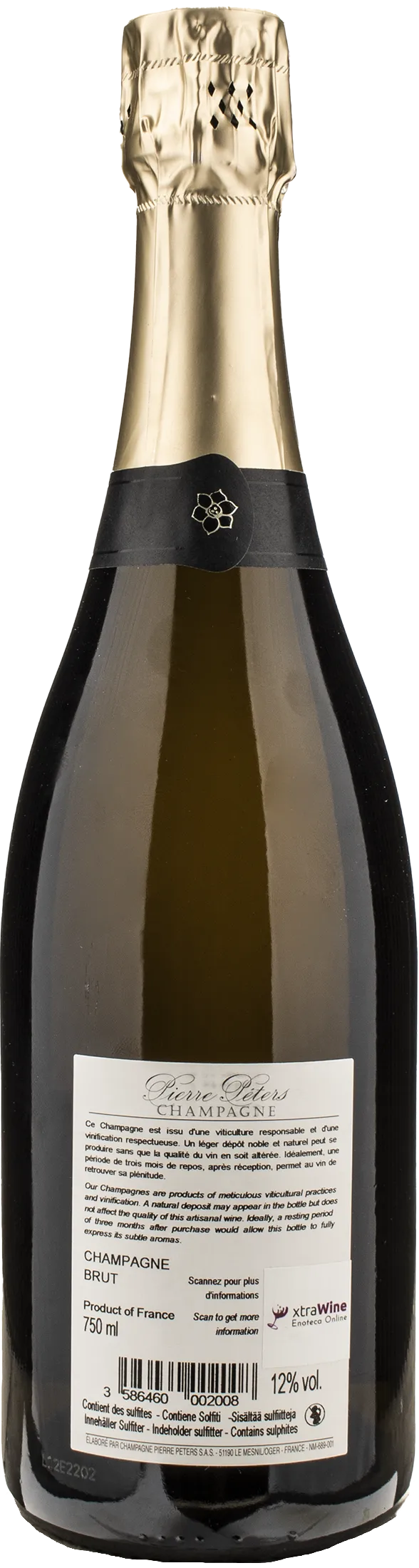 Pierre Peters Champagne Blancs de Blancs Cuvee de Reserve Brut