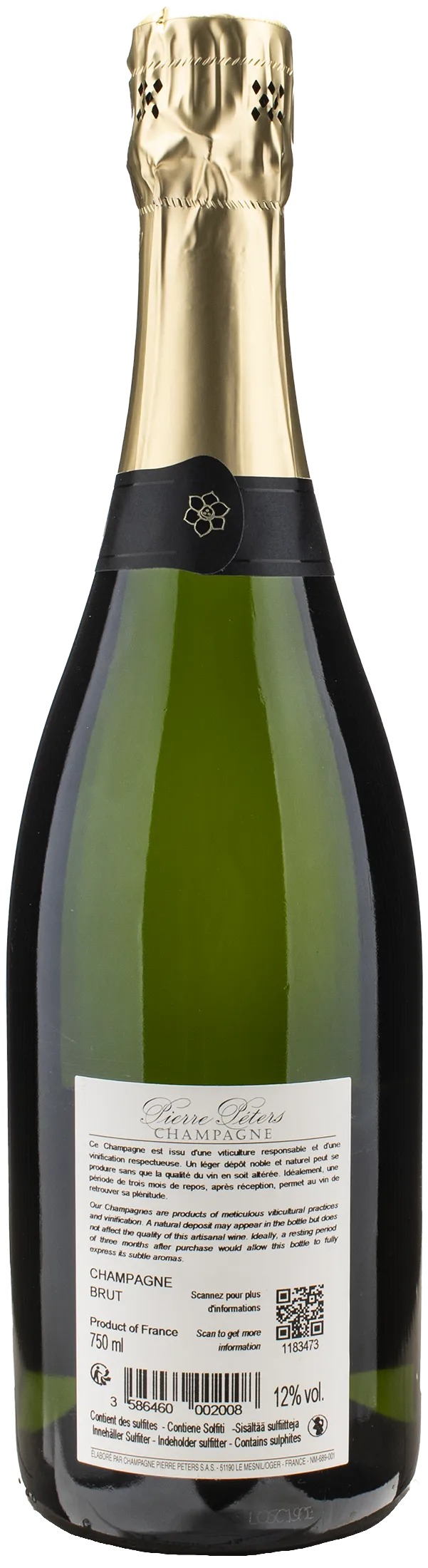 Pierre Peters Champagne Blancs de Blancs Grand Cru Cuvee de Reserve