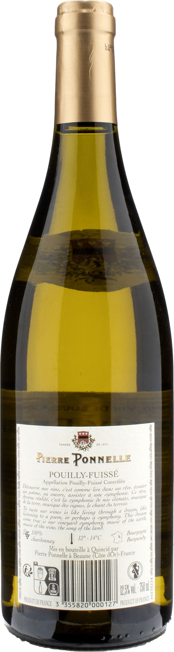 Pierre Ponnelle Bourgogne Pouilly-Fuissé 2021