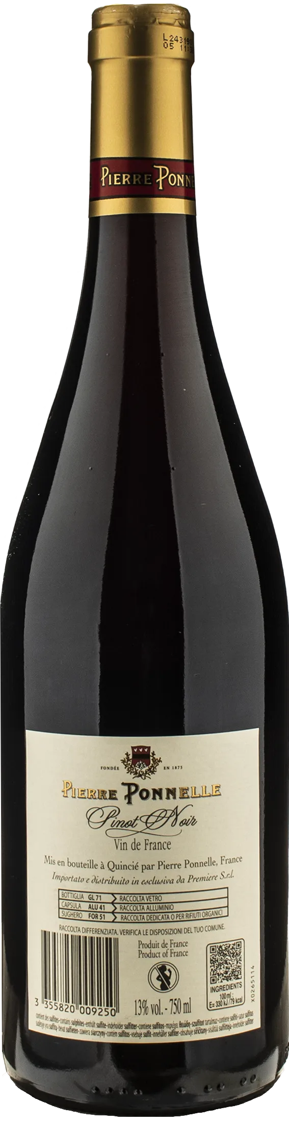 Pierre Ponnelle Pinot Noir 2023