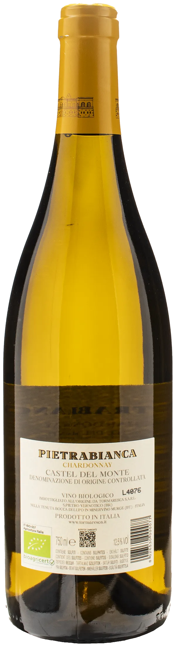 Antinori Tormaresca Pietrabianca Castel del Monte Tenuta Bocca di Lupo Chardonnay Magnum 2023