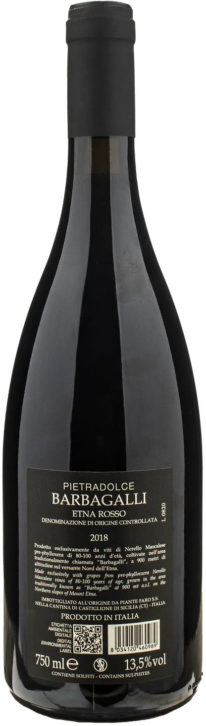 Pietradolce Etna Rosso Barbagalli 2018