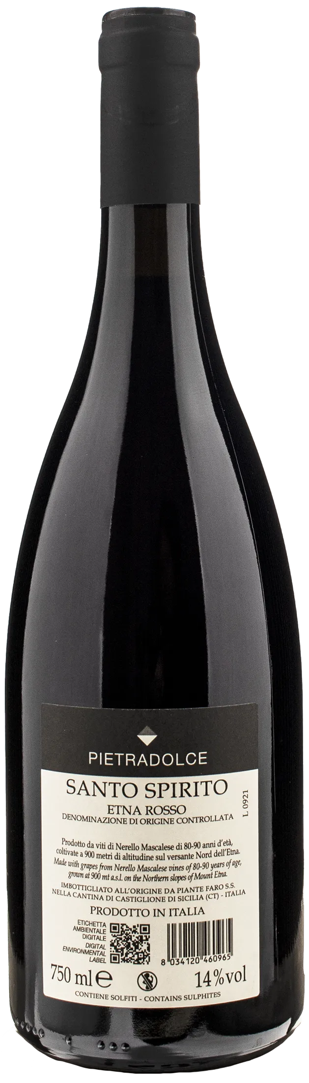 Pietradolce Etna Rosso Contrada Santo Spirito 2019