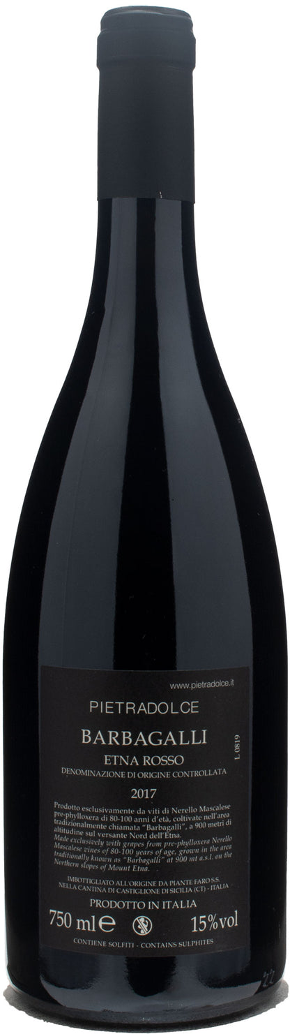 Pietradolce Etna Rosso Vigna Barbagalli 2017