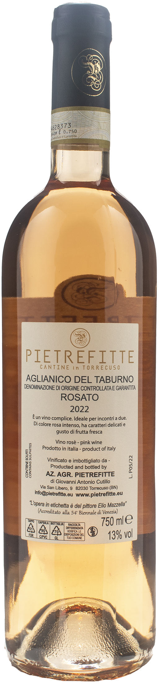 Pietrefitte Aglianico del Taburno Rosato 2022